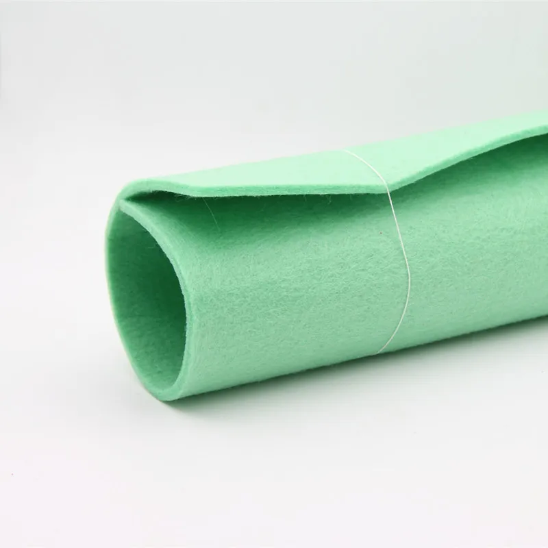 1 шт. 30*30 нетканое полотно Войлок DIY Швейные игрушки, поделки; подарок; однотонные Цвет полиэстера нетканый Войлок 4 мм Толщина украшение дома - Цвет: Jade Green