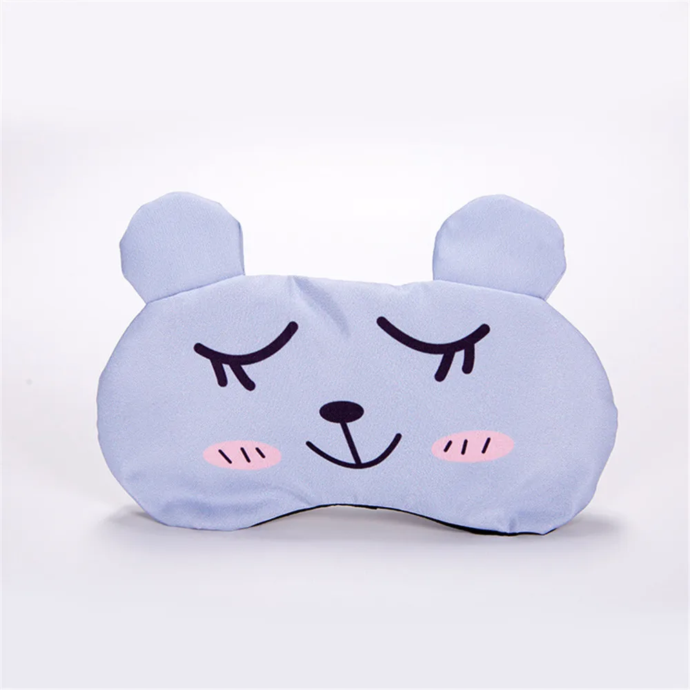 sky blue Спящая маска окуляр милый мультфильм холодной глазная маска для сна Творческий ледяной компресс синий гель путешествия расслабляющий Уход за глазами ин - Цвет: sky blue