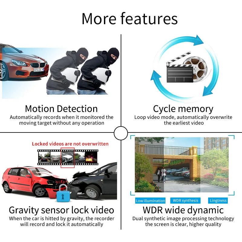 Автомобильный цифровой видеорегистратор HDMI Dashcam Full HD 1920*1080P DVRs Автомобильная