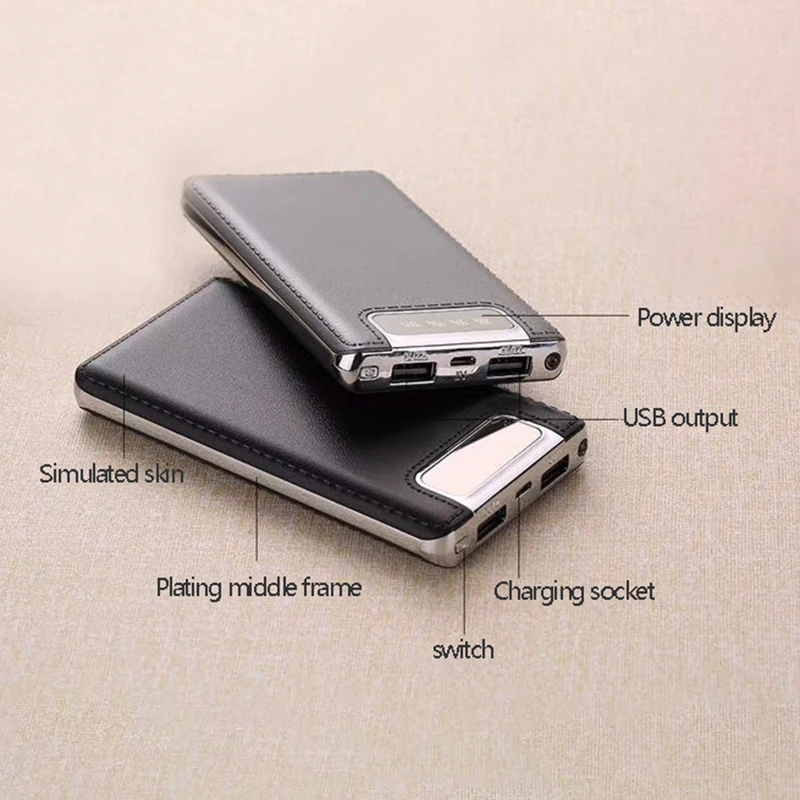 Power Bank 20000mAh dual USB LCD External Battery Poverbank Portable Mobile Phone Charger For iPhone X 2018 Flogy 3c store New | Мобильные