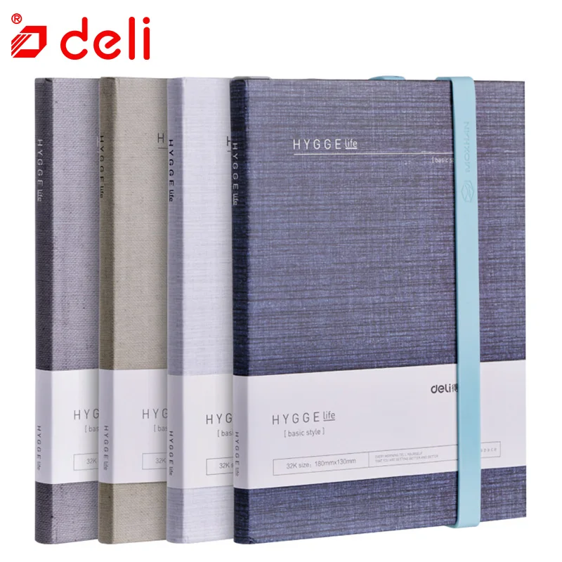 Deli 1 шт. 32 к ручная книга 130 мм * 180 записная книжка планировщик Дневник Журнал 96