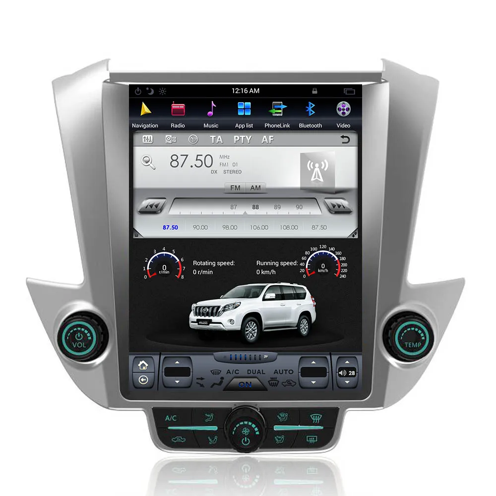 Для Tesla Style 12 1 &quotAndroid автомобильный DVD для GMC Yukon/Chevrolet Tahoe Suburban 2015-2017 головное