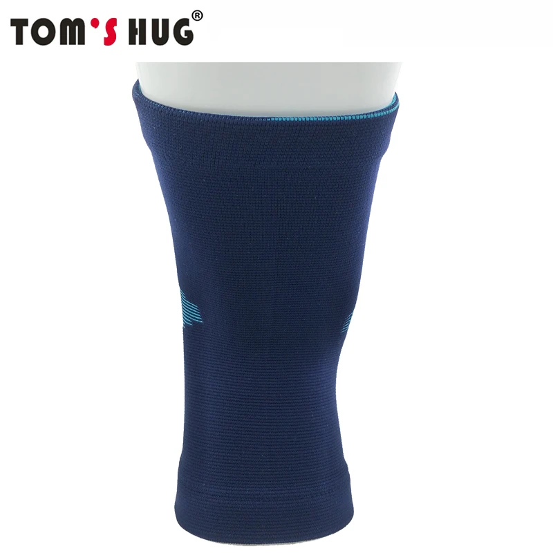 1 шт., спортивные наколенники, поддержка, защита, бренд Tom's Hug, наколенники для бега, суставы для облегчения боли при артрите и травмах, восстановление синего цвета