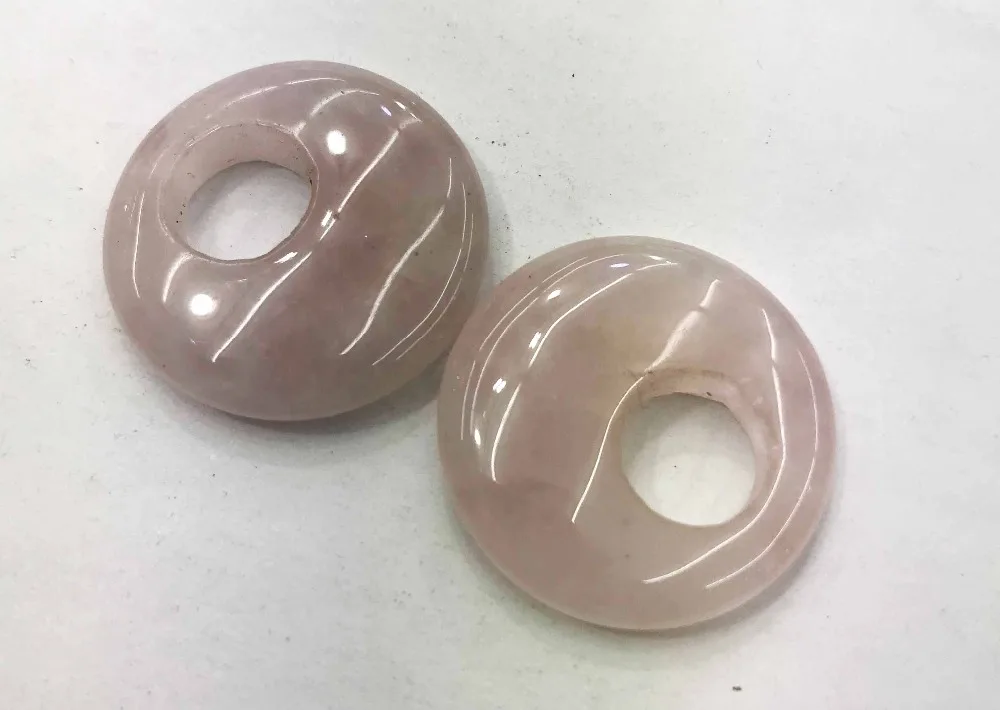 Natural Agogo Ring Shape Quartzs Aventurines Carnelians Goldsand stone Pendant Jewelry Semi Precious Beads Mak Wholesale For DIY | Украшения