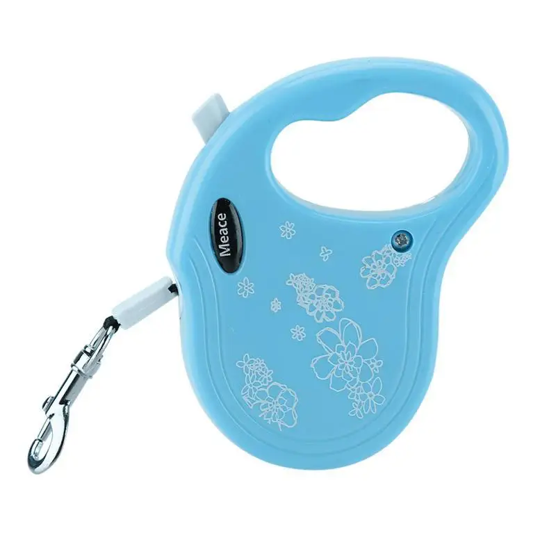 3M Retractable Dog Leash Traction Rope Pet Dog/Cat Puppy Walking Lead Perfect for small and medium pets Blue/Pink | Дом и сад