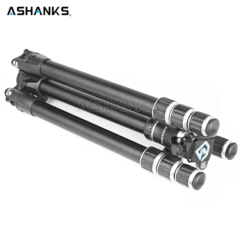 ASHANKS A666 штатив-Трипод для камеры 55,9 ''/142 см профессиональная видеокамера для путешествий, Трипод с алюминиевой шаровой головкой, компактный для цифровой SLR DSLR