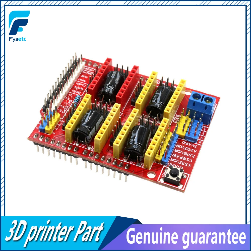 Новый 3D принтер части A4988 Драйвер CNC Щит Плата расширения для Arduino V3 гравер
