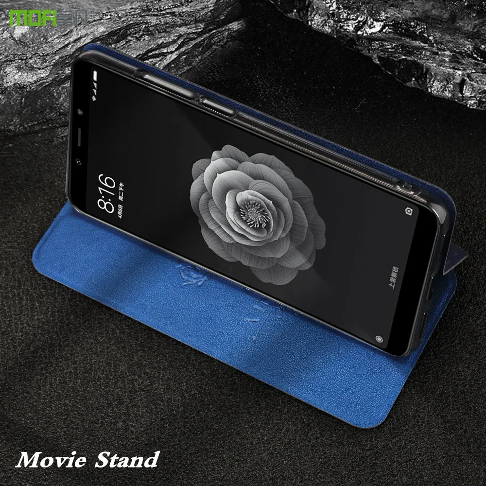 Оригинальный чехол книжка MOFi для Xiaomi A2 из ТПУ Xiomi Mi искусственной кожи xiaomi 6X