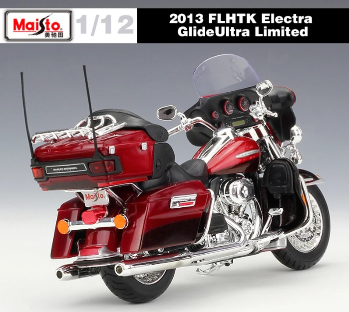 Коллекционная модель спортивного гоночного мотоцикла Maisto 1:12 2013 FLUTK ELECTRA GLIDE ULTRA