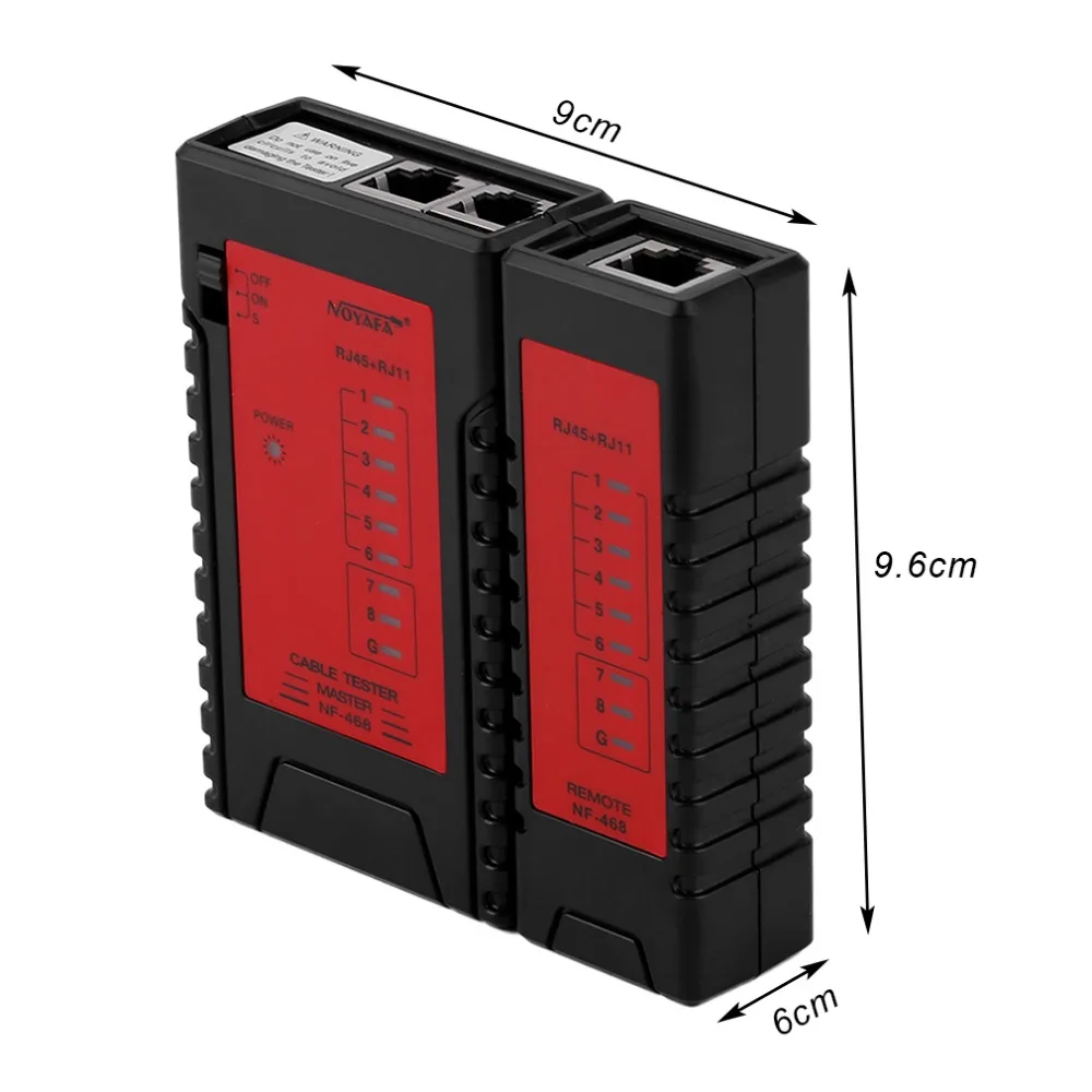 Профессиональный Ethernet кабель ВКЛ-ВЫКЛ тестовый er NF-468 RJ45 RJ11 RJ12 LAN кабель телефонная линия тест er сетевой Тест инструменты проверки
