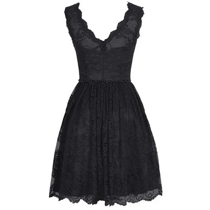 Женское коктейльное платье с V-образным вырезом длиной выше колена | Свадьбы и