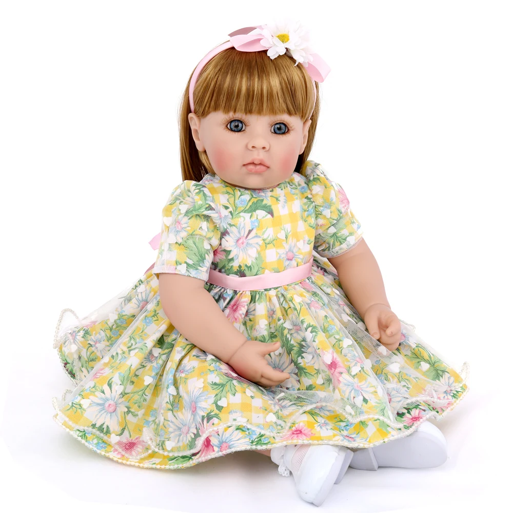 NPKDOLL прелестная кукла принцессы 50 см мягкие силиконовые куклы для новорожденных