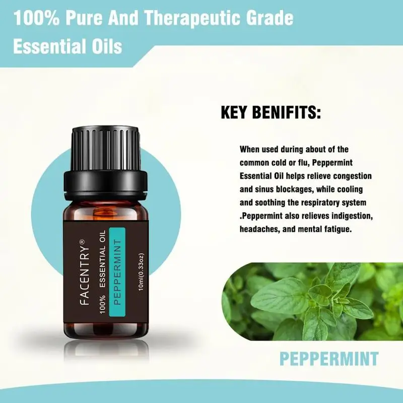 Эфирные масла 100% чистое натуральное эфирное масло для массажа 10 мл уход за