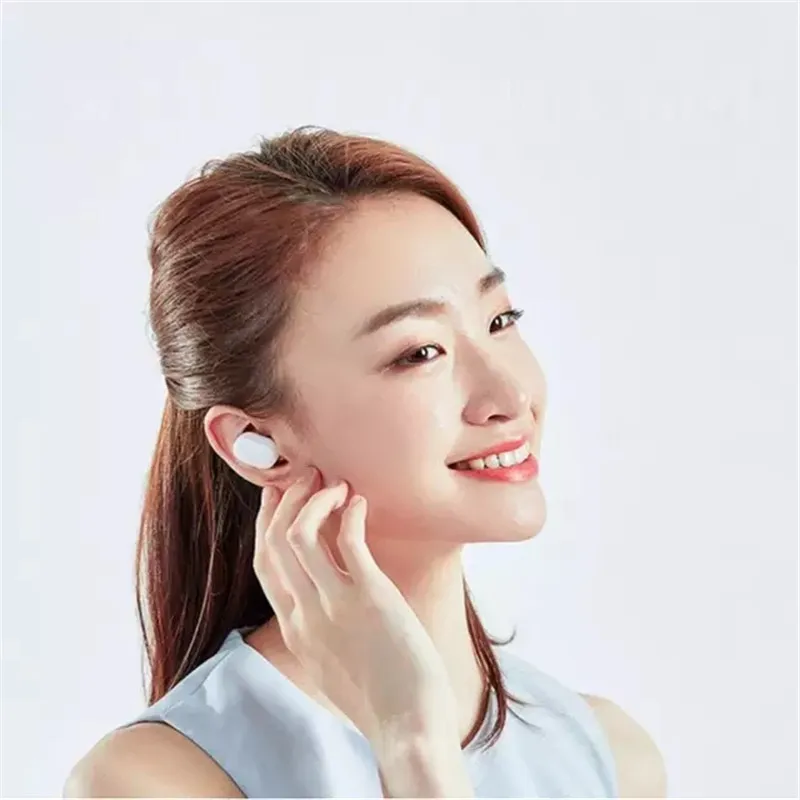Xiaomi Mi AirDots Bluetooth наушники Молодежная версия Mijia TWS стерео Беспроводная гарнитура