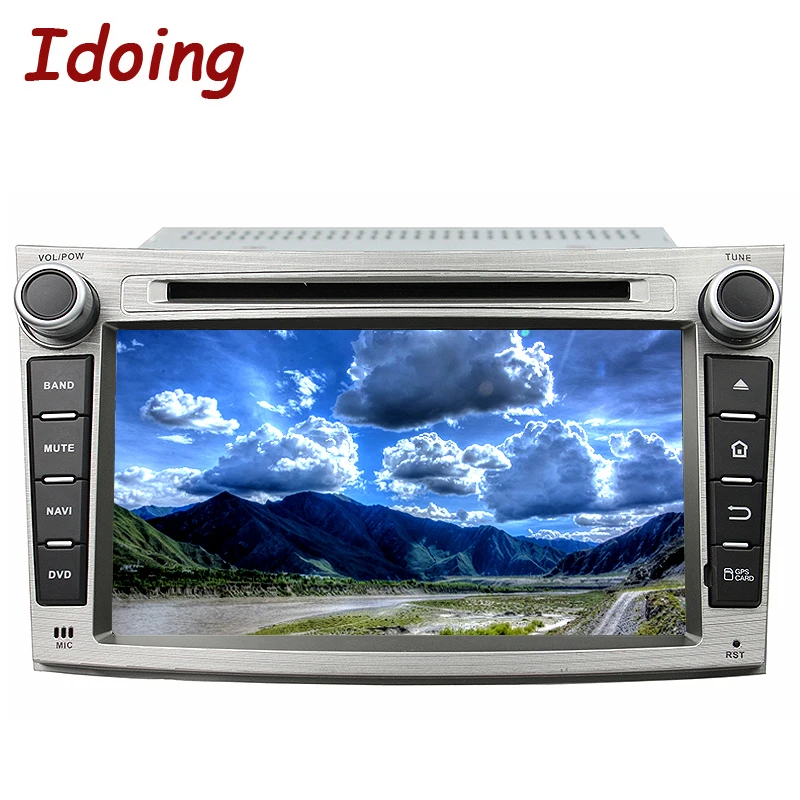 Idoing 7&quotAndroid 8.0 Car DVD 2 Din 8 Core For Subaru Legacy Outback Steering Wheel Control GPS Navigation FHD 1080P Video 4G+32G |