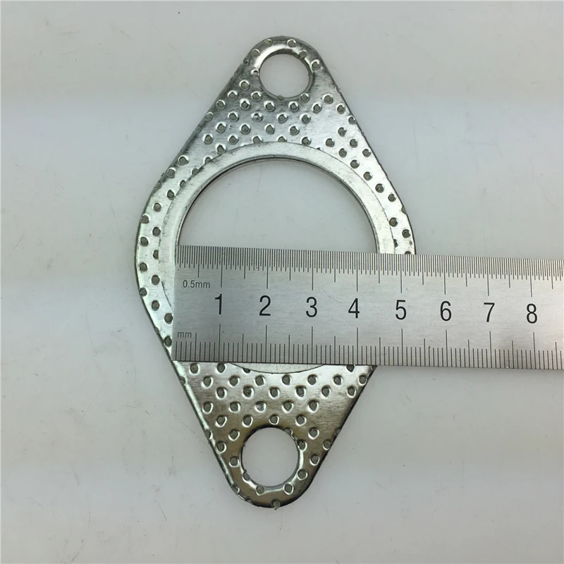 Универсальный уплотнитель перепускной заслонки для выхлопной трубы с двумя