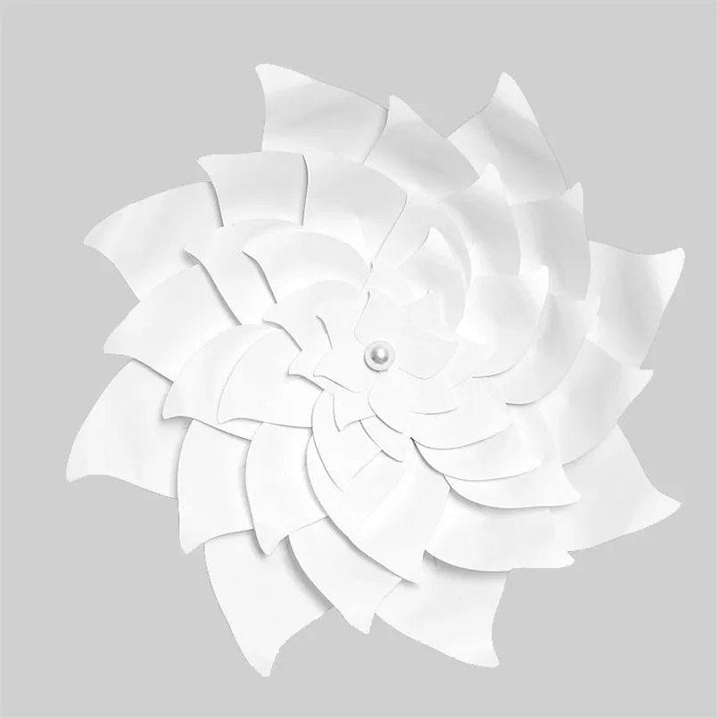 PF 60 см DIY Бумага цветок красочные ручной работы 3D Наклейки украшения реквизит для