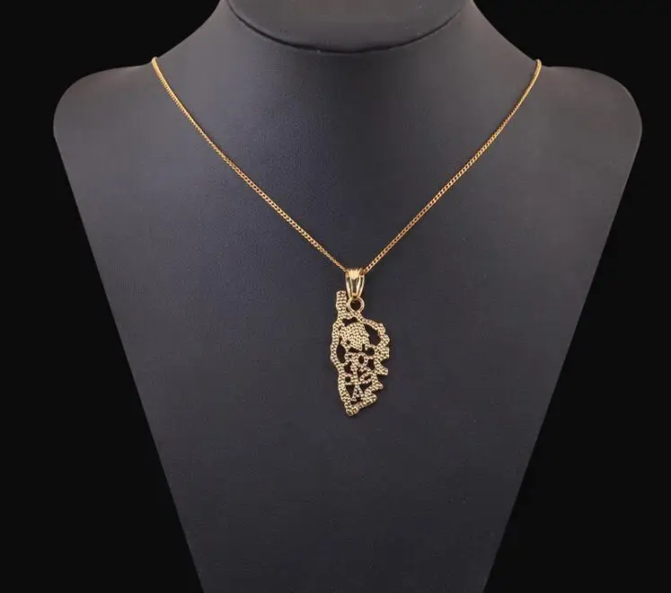 The Island of Corsica France map Necklace Pendants Chain Necklaces Gold Jewelry For Women Man Memorial Wholesale Indian jewelry | Украшения