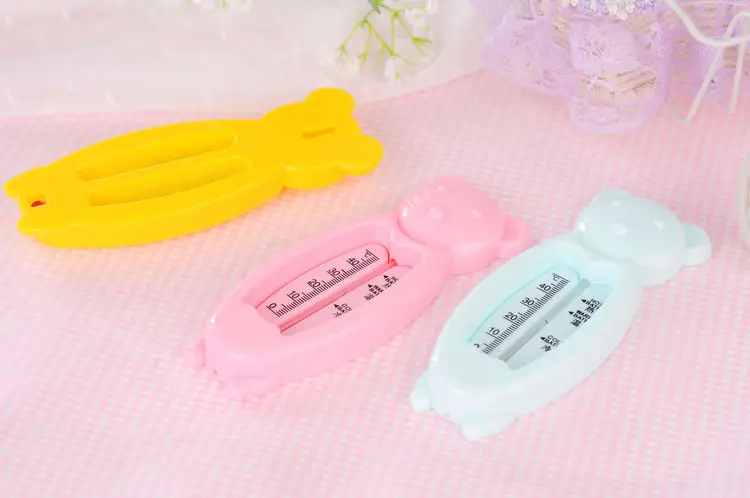 Плавающий милый медведь детский водный термометр поплавок Детская ванна игрушка