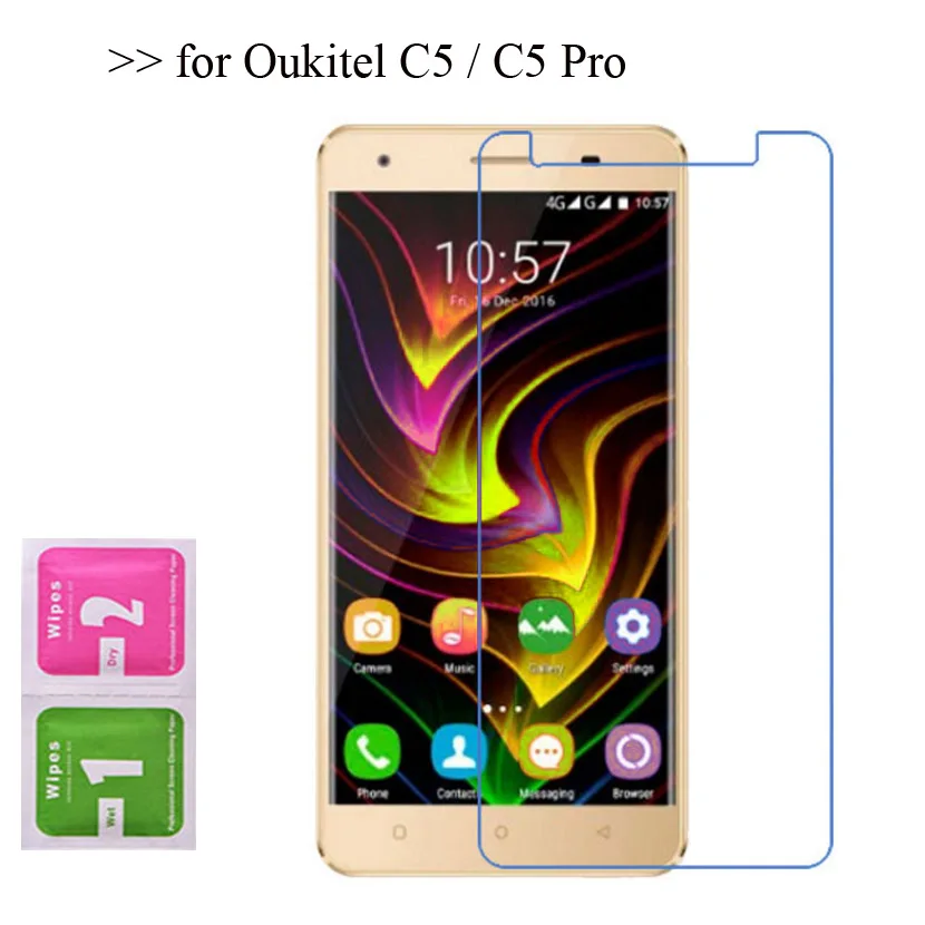 2 шт для Oukitel C5 Ультра прозрачная нано взрывобезопасная Защитная пленка