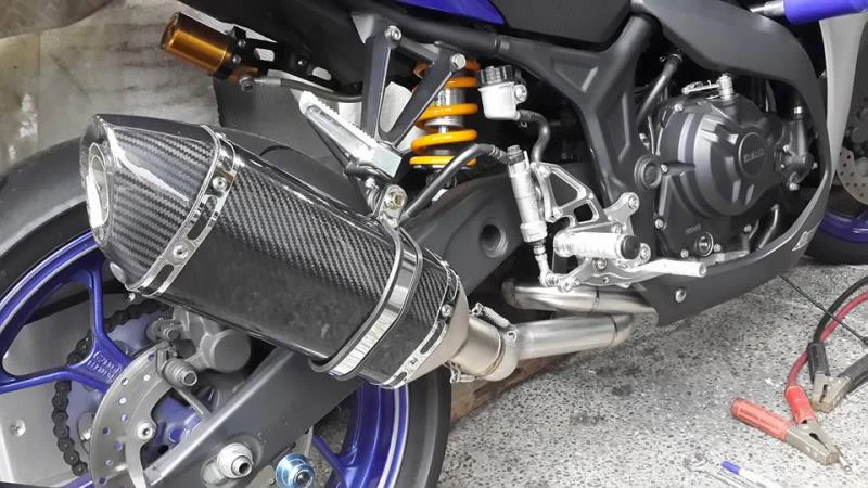 Для Yamaha MT-03 YZF R3 R25 R30 MT-25 мотоцикл полный Системы гонки глушитель Ближний Середина трубы Нержавеющая сталь бренд