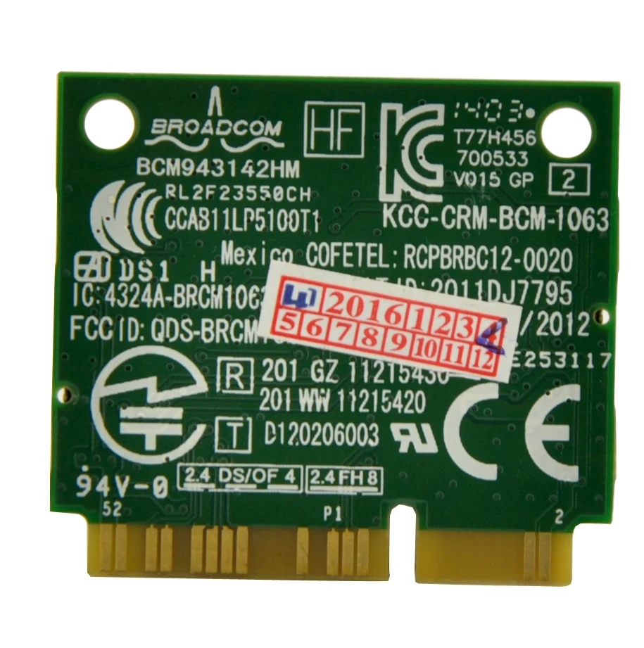 Broadcom BCM943142HM 300mbps PCi E WiFi адаптер Mini Express с Bluetooth 4 0 для ноутбука ПК|mini pci express wifi|pci wifimini