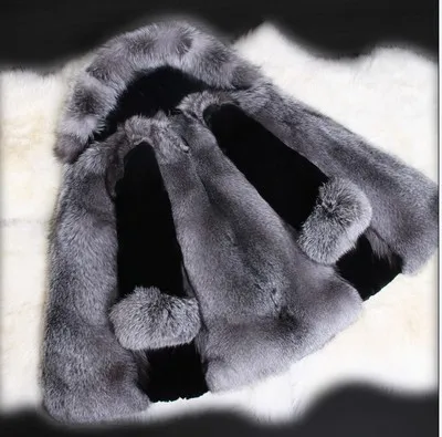 Faux Fur Coat Luxury Furry Black Fur Jacket Winter Warm Coat Long Sleeve Hoodies Long Fur Outerwear Womens XXL Size Fashions