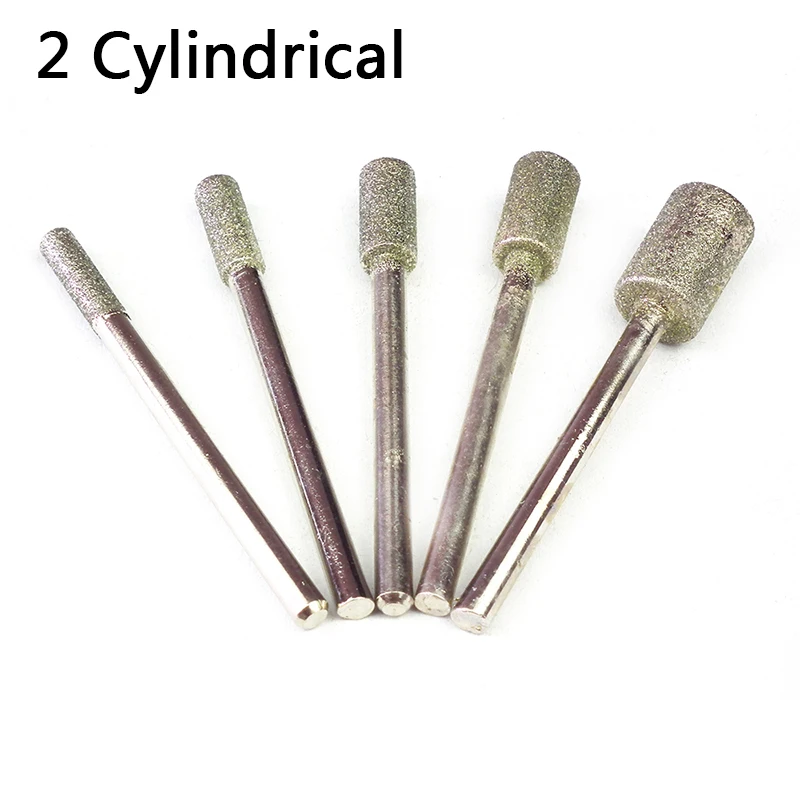 Набор боров dremel с круглой алмазной шлифовальной головкой 6 шт. аксессуары для
