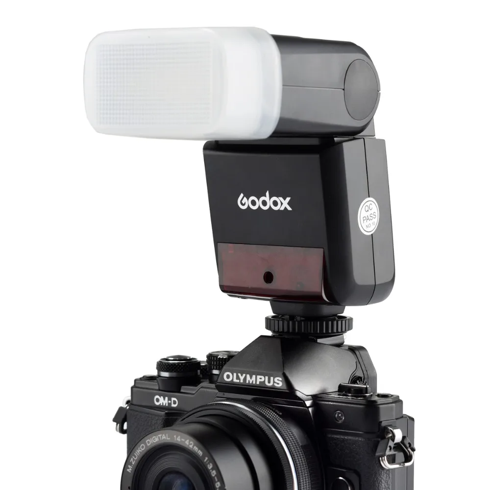 Вспышка для камеры Godox Mini Li Ion TTL V350O HSS 1/8000s GN36 0 1 s ~ 7 с перезаряжаемым устройством +