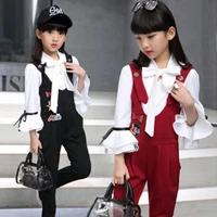 2018 new arrivals 2pcs baby toddler kids girls clothes casual fashion tops pants outfits set spring autumn 3t 4 6 8 10 12 years