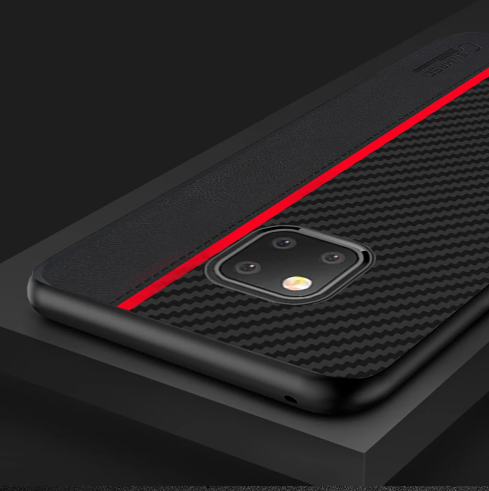 Для huawei mate 20 Pro 30 чехол Оригинальное углеродное волокно Кожаный противоударный чехол для huawei mate 30 20 P20 P30 Pro P20 Lite чехол