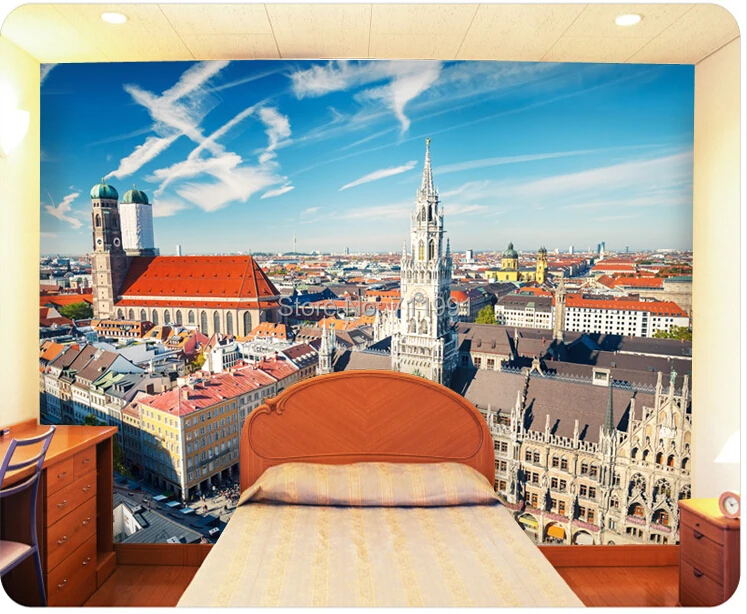 Бесплатная доставка Пользовательские обои фрески современные 3D большая комната