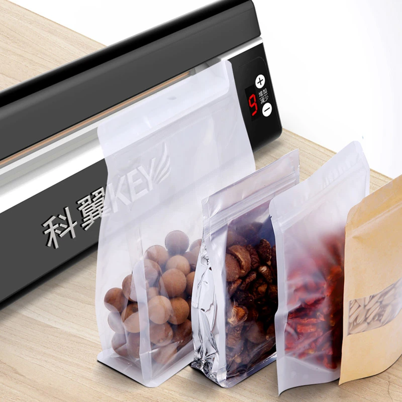 OLOEY 220V Plastic Sealer Sealing Machine bags Hand Pressure Packaging Machine for Home Kitchen 33*9*7cm