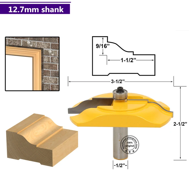 12 7 мм shank 1PCS Бесплатная доставка деревообрабатывающий фрезерный станок