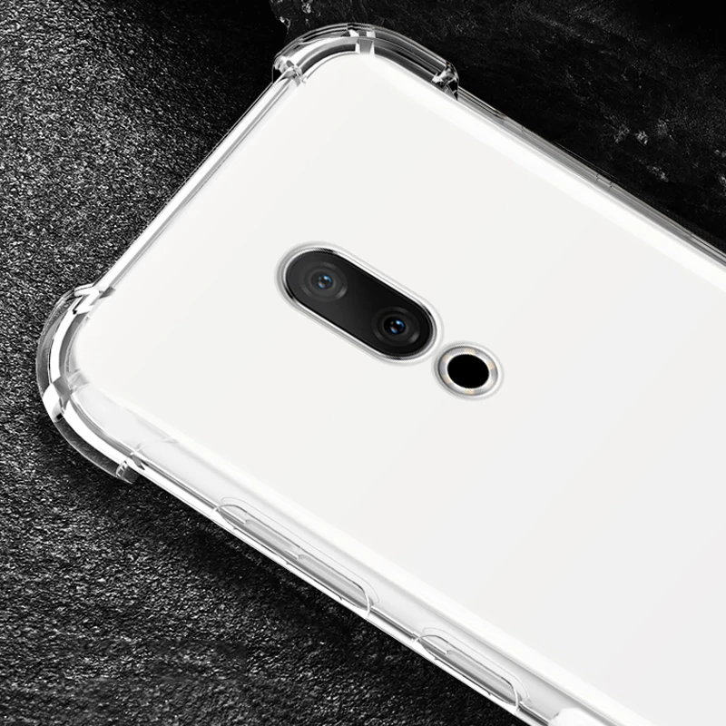 YUETUO ТПУ противоударный защитный чехол на заднюю панель телефона для meizu 16th 16 plus th