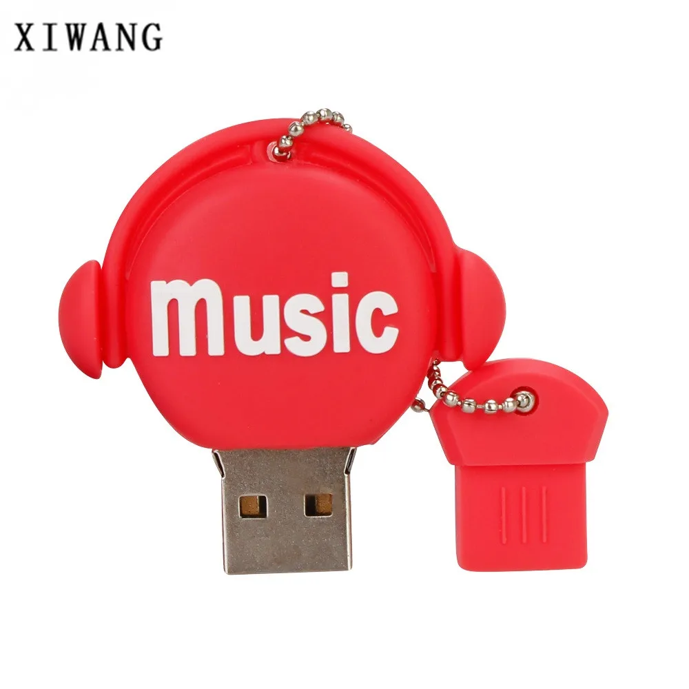 Мультяшная музыкальная модель, USB флеш-накопитель, usb 2,0, 4 ГБ, 8 ГБ, 16 ГБ, флеш-накопитель, 32 ГБ, 64 ГБ, флешка, 128 ГБ, карта памяти, игрушка, u-диск, свадебный подарок