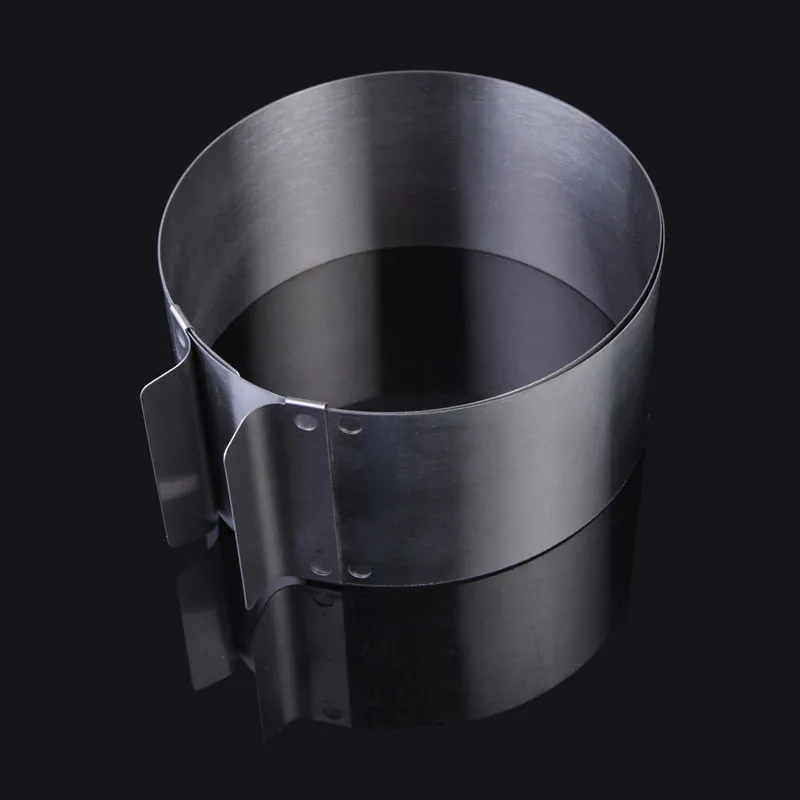 1 шт. Нержавеющая сталь мусс кольцо выдвижной круглый торт 6 дюймов 12