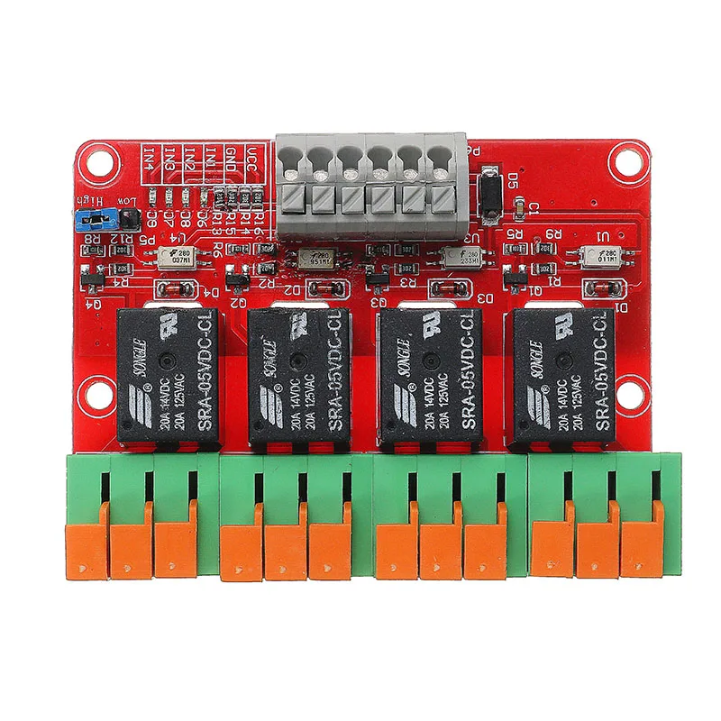 4/8 канал 20А релейный модуль управления для Arduino для UNO R3 для Raspberry Pi