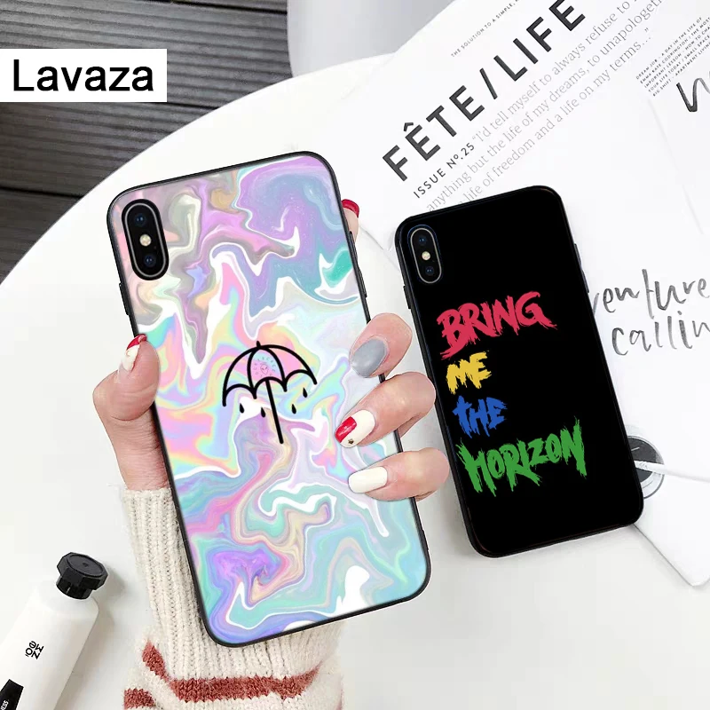 Силиконовый чехол Bring Me the Horizon Dust для iPhone 5 5S 6 6S Plus 7 8 11 Pro X XS Max XR|Бамперы| |