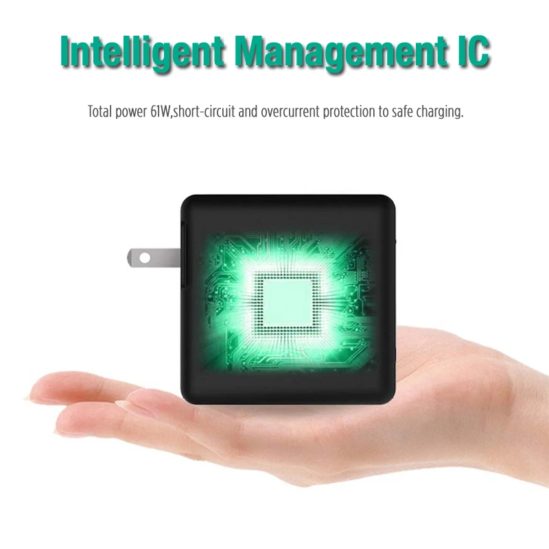 INGMAYA PD usb type C зарядное устройство 61 Вт QC 3,0 питания для iPhone iPad Macbook hp Dell ASUS Acer Samsung S10 S10+ Note 9 Huawei P30 Pro Matebook USB-C настенный адаптер