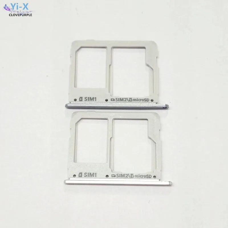 

Оптовая цена 100 шт./лот для Samsung Galaxy A310 A510 A710 A3 A5 A7 2016 лоток для двух SIM-карт Слот держатель запасные части