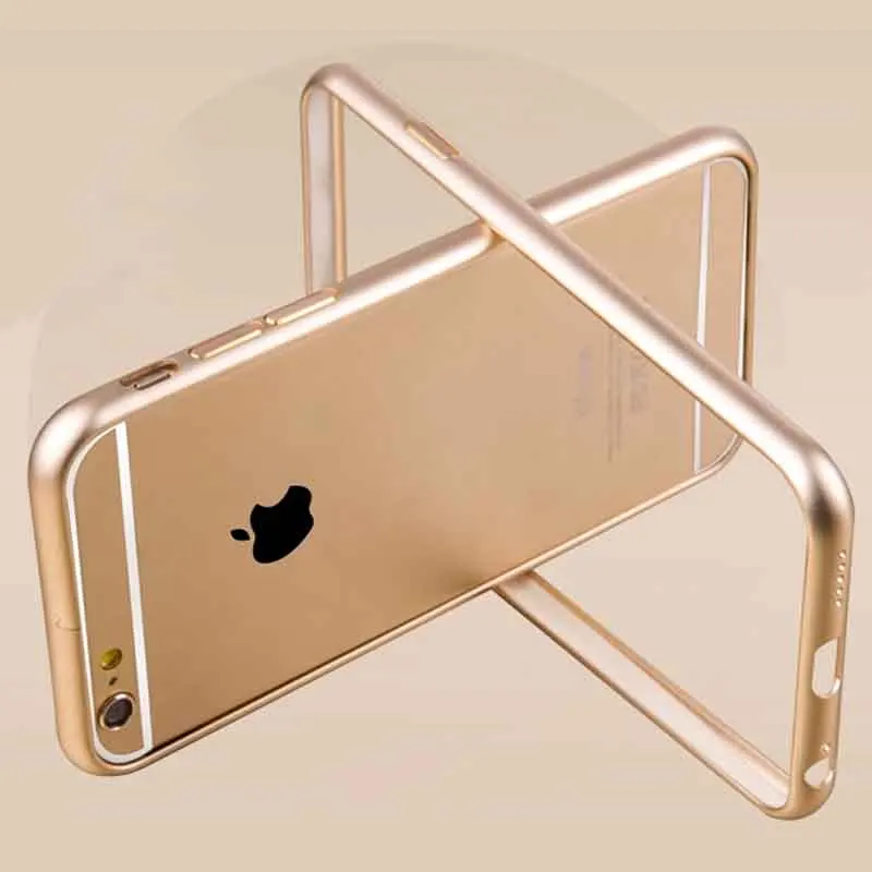 Роскошный металлический бампер чехол для iPhone 6 6s Plus 7 Алюминиевый 8 8Plus 7Plus каркас в