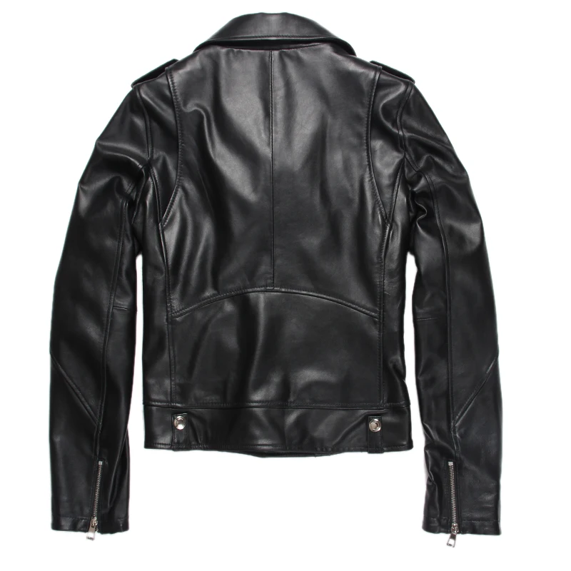 Брендовая женская кожаная куртка 100% пальто из овчины куртка-бомбер натуральной