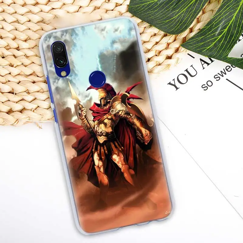 Спартанского воина King чехол для Xiaomi Redmi Note 5 6 7 Pro 4X7 6 6A 5 плюс 5A S2 GO Pocophone F1 Футляр для телефона