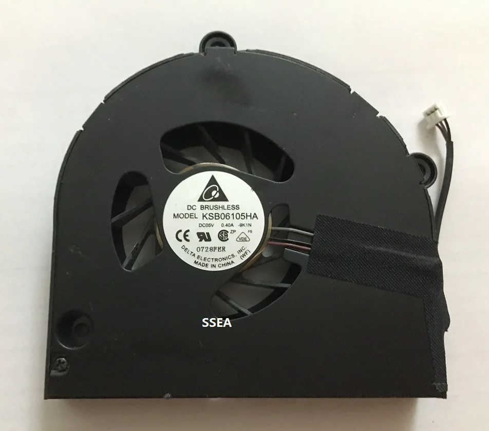 SSEA-ventilador de refrigeración para ordenador portátil, Enfriador de CPU para Acer Aspire 5740, 5740G, 5741, 5742, 5742G, 5551, 5552G, 5552, 5251, 5253, KSB06105HA, nuevo