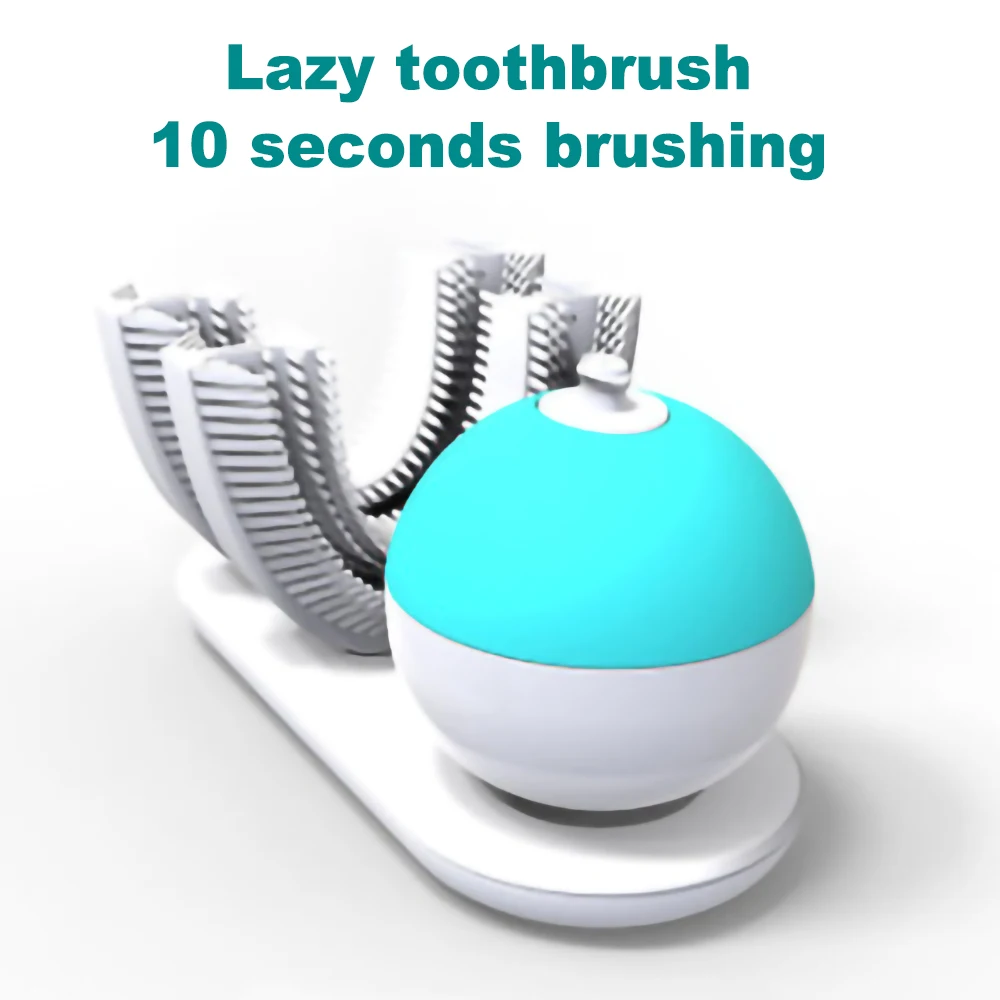 

Smart Wrap Silicone Lazy Adult Automatic Toothbrush Rechargeable Automatic Inductive Charging 360 Wave Brush Toothbrush New