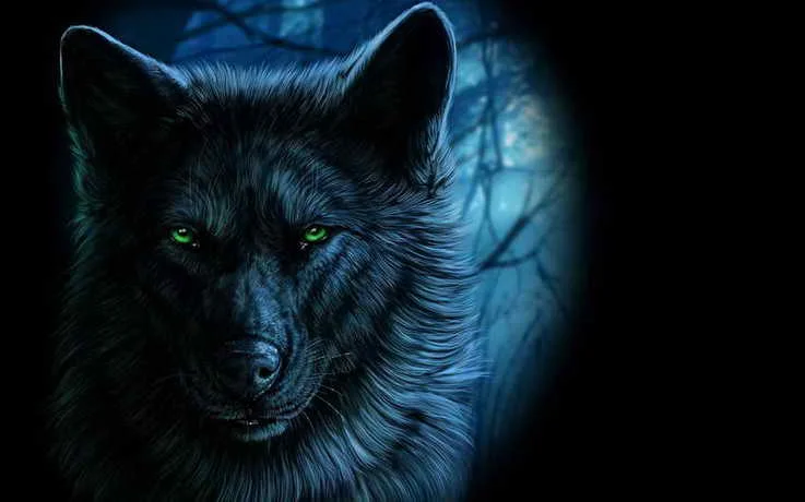 

Modern Home Art Wall Jungle Wolf Animal Oil Painting Picture Printed On Canvas For The Sitting Room Adornment