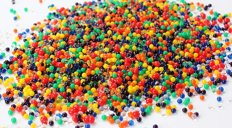 1000 частиц/партия воды Бусины Жемчужные в форме кристалла почвы бусины Грязь