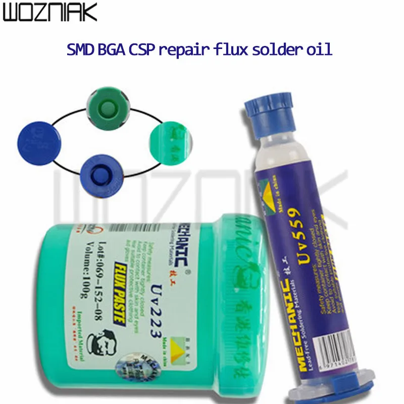 Оригинальная паяльная паста MECHANIC SMD BGA PCB не требующая очистки Сварочная