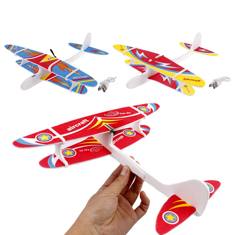Уличная игрушка развивающие игрушки самолет инерционная пена EVA Игрушечная - Фото №1